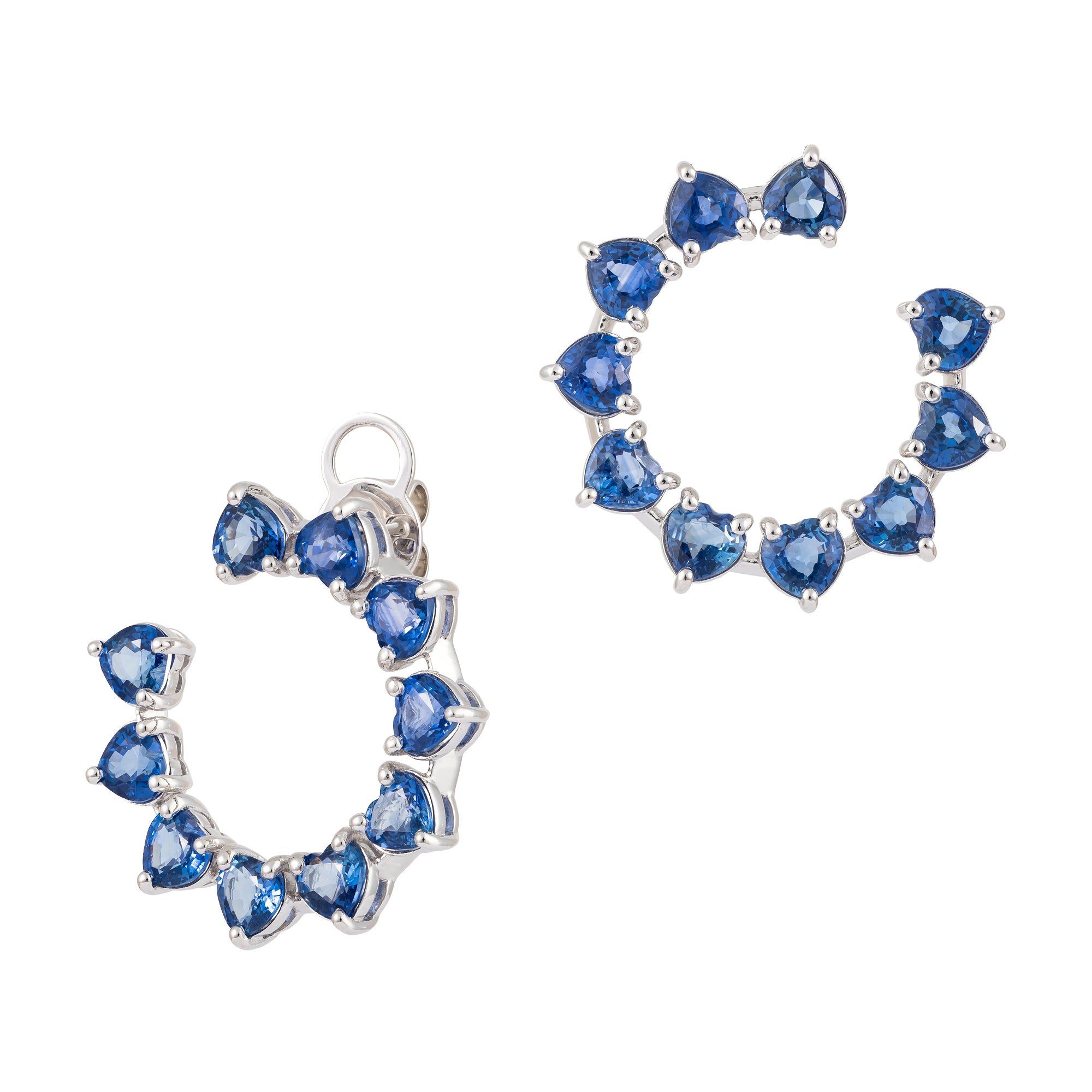 Argola Inversa em Tanzanitas 10.17cts
