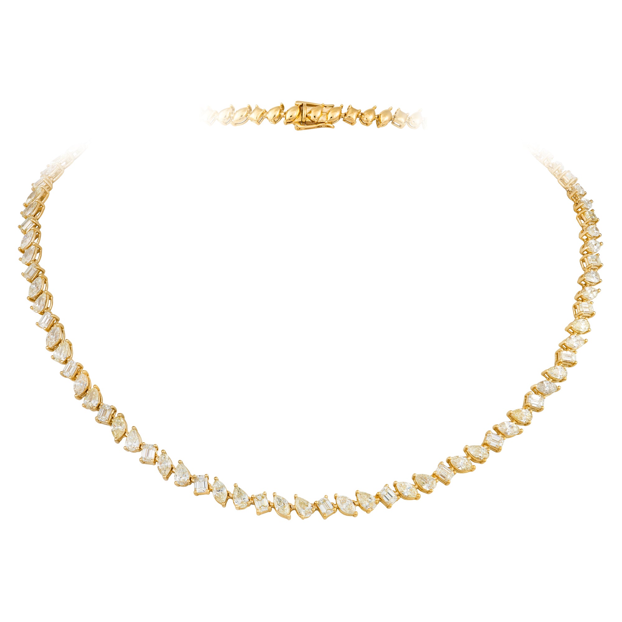 Colar Diamantes em Diferentes Lapidações 8.07cts