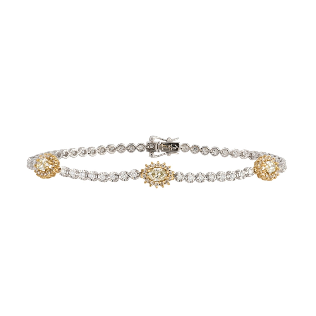 Pulseira Riviera Fancy Yellow