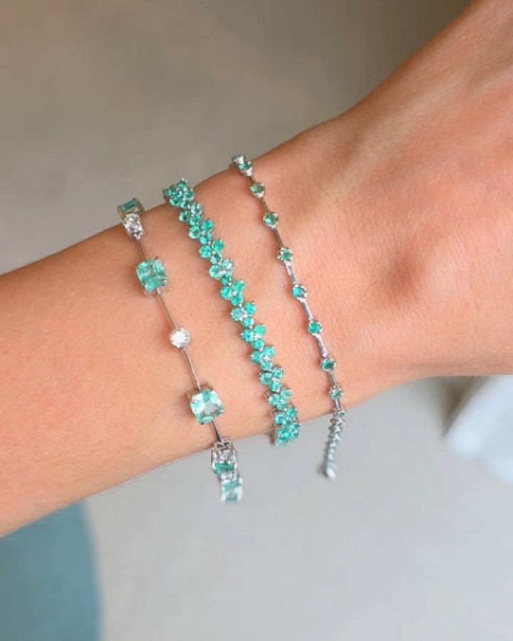 Pulseira Trevo de Esmeraldas