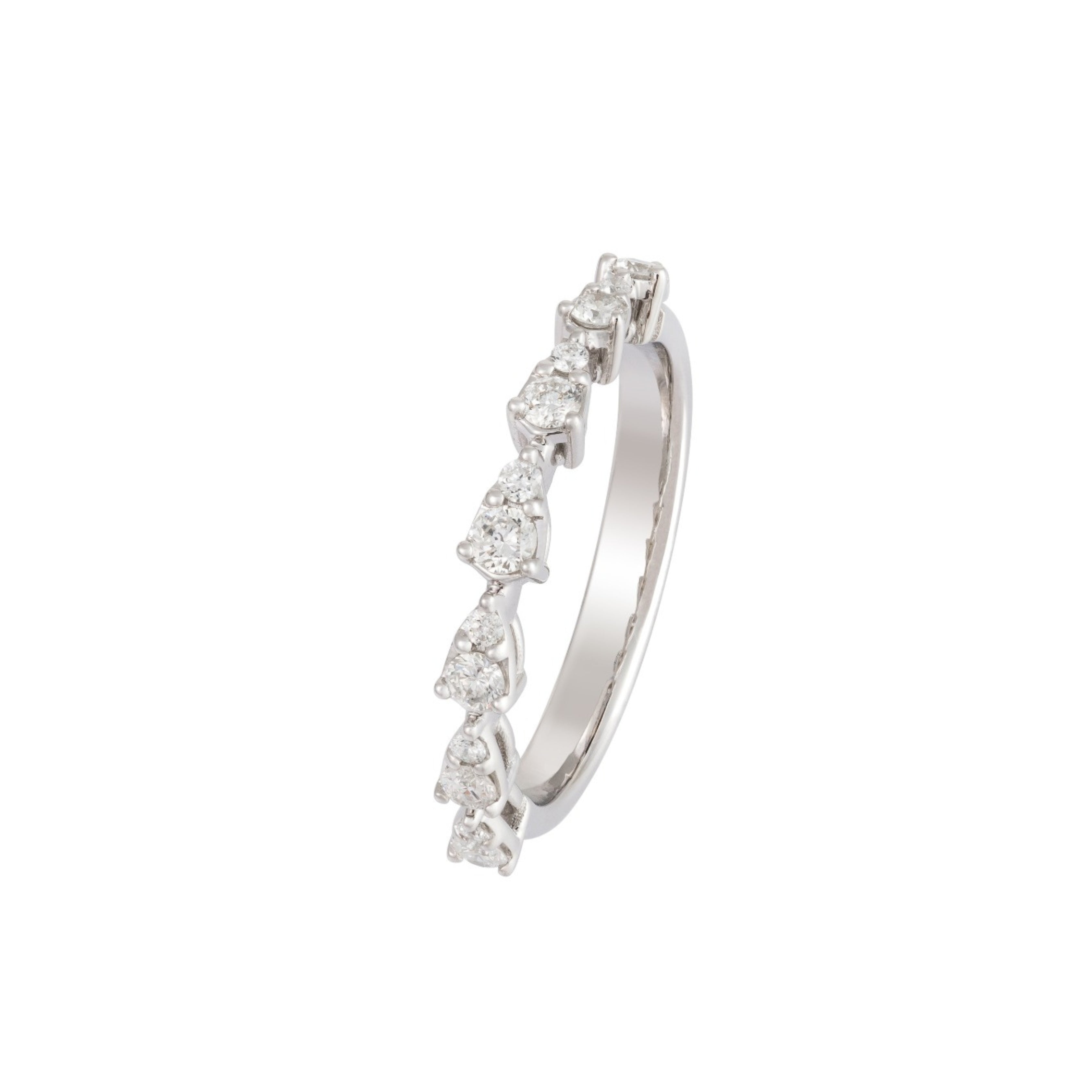 Anel Gotas de Diamantes 0.37cts