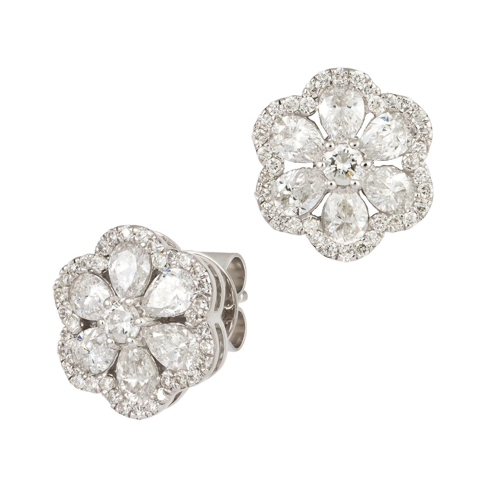Brinco Flor 1.51cts