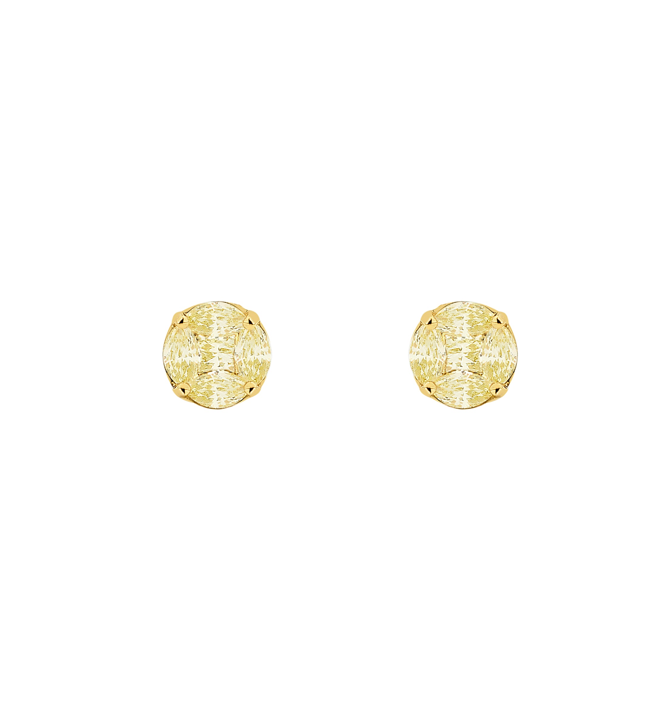 Brinco Illusion Fancy Yellow 1.03cts